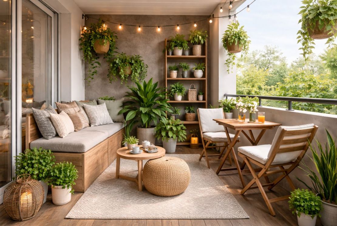 陽台改造設計指南：不同坪數的空間應用與裝修技巧